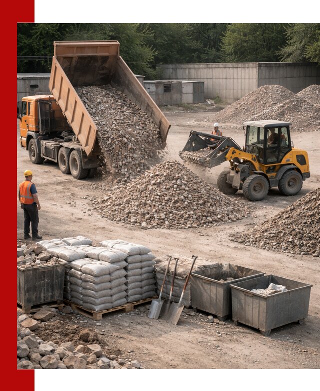 Вторичные материалы для отсыпки в Котельниках — поставка и доставка