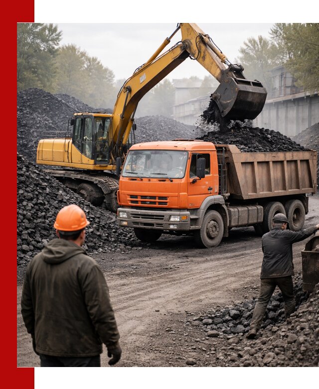 Доставка угля автотранспортом в Котельниках быстро и выгодно