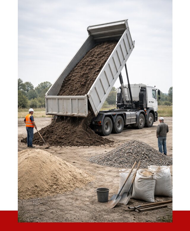 Доставка самосвалом 30 кубов в Котельниках от 9025 р. | ПРОНЕРУДКтн