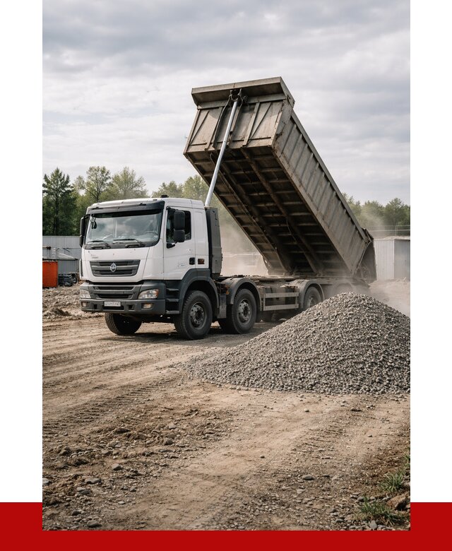 Доставка самосвалом 40 кубов в Котельниках от 9556 р. | ПРОНЕРУДКтн