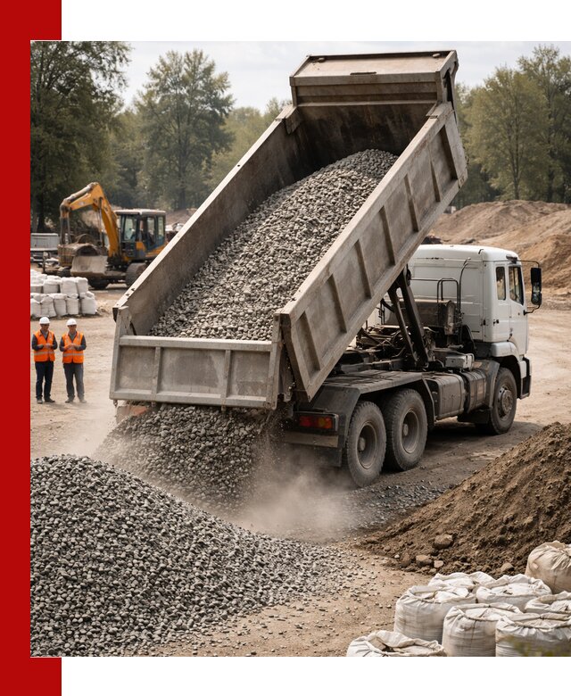 Аренда самосвала в Котельниках для доставки сыпучих и нерудных материалов