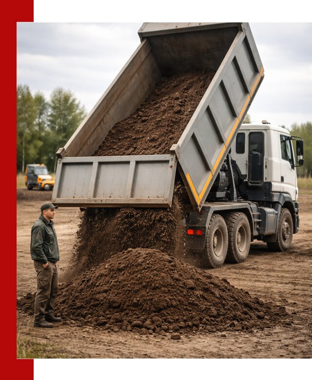 Аренда самосвала с водителем в Котельниках для сыпучих грузов и навоза