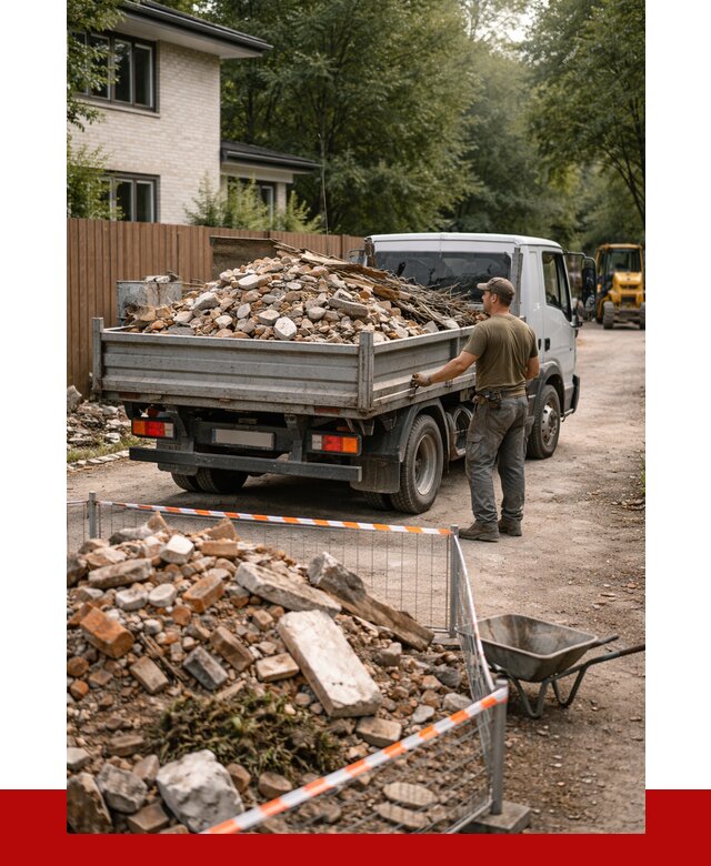 Вывоз строительного мусора с погрузкой в Котельниках от 7964 р | ПРОНЕРУДКтн