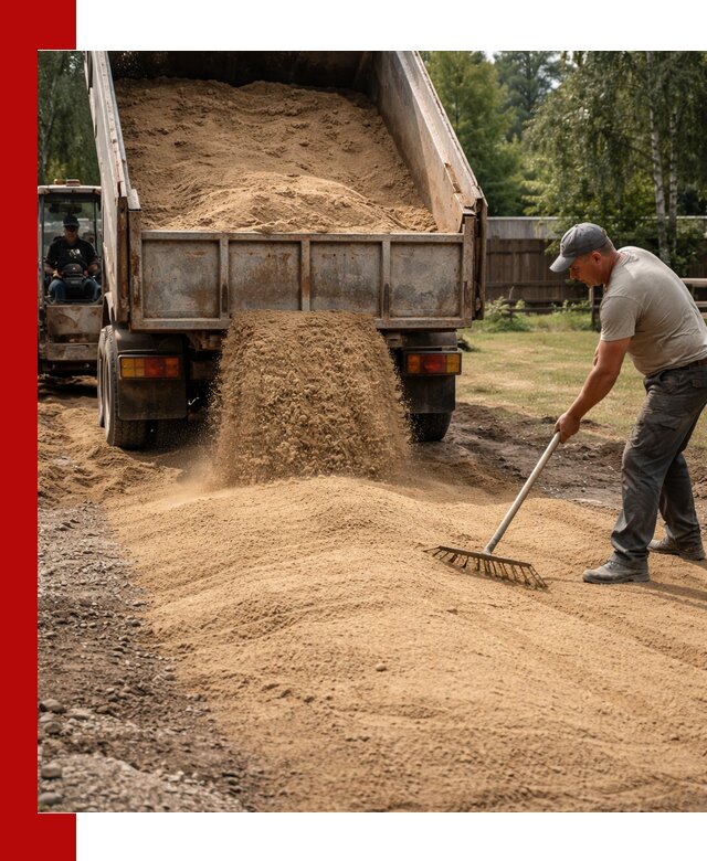 Отсыпка участка песком в Котельниках быстро и качественно