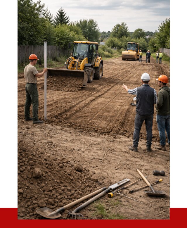 Планировка участка грунтом в Котельниках от 4778 р ПРОНЕРУДКтн