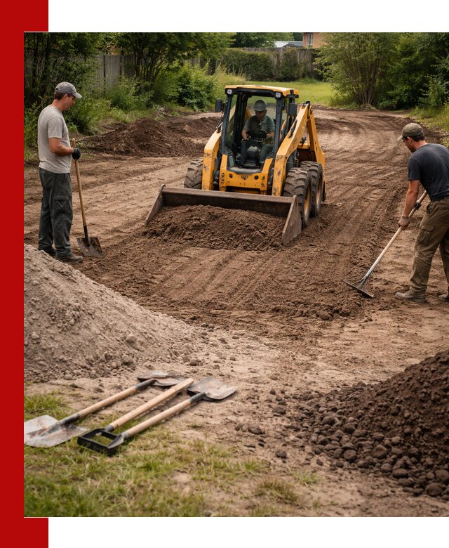 Планировка участка грунтом с вывозом и доставкой в Котельниках