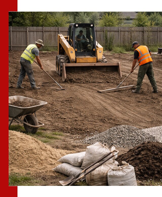 Выравнивание участка под строительство и благоустройство в Котельниках