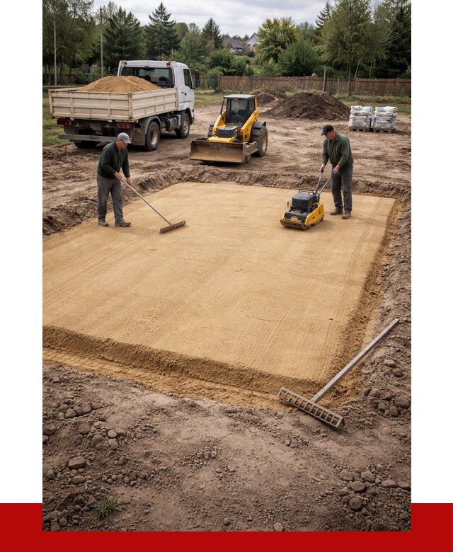 Устройство песчаной подушки в Котельниках от 4778 р. ПРОНЕРУДКтн