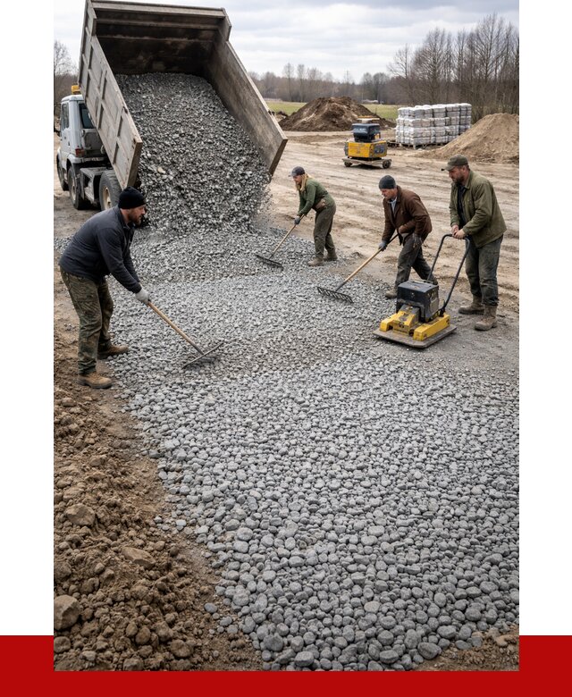 Устройство щебеночной подушки в Котельниках от 4778 р. ПРОНЕРУДКтн